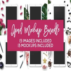 13个iPad Mockups打包下载[psd]