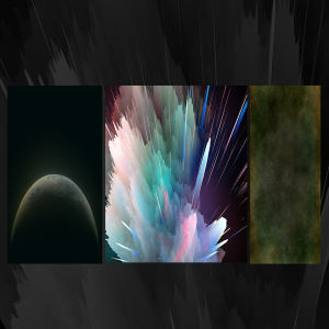 行星、空间爆炸和复古纹理背景: Planet Graphic, Space Explosion Background and Ancient Texture