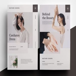 时尚服饰品牌海报设计模板 Fashion Flyer