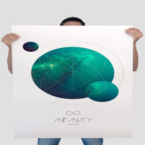 大幅海报排版印刷效果图样机2 Poster Mockup 2