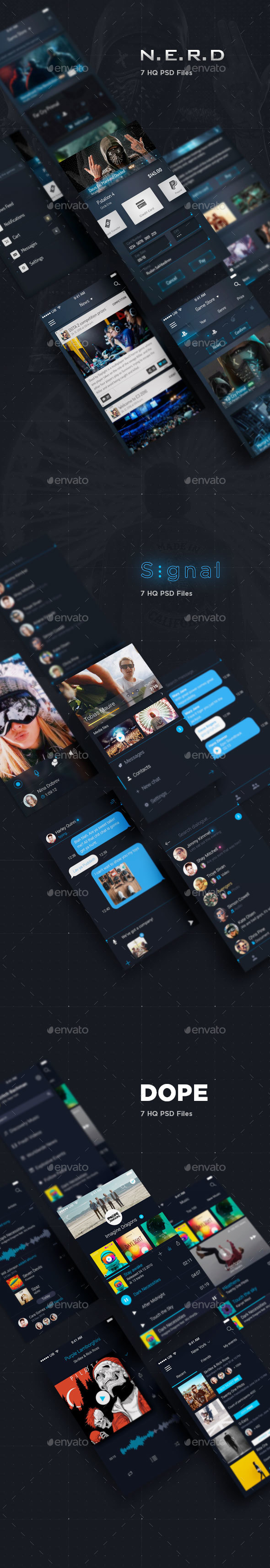 高清 iOS APP UI 套件模板 UI Design Phone 5 Bundle [PSD]