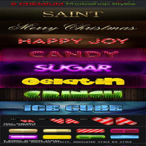 糖果味道的的photoshop图层样式文件下载[PSD]