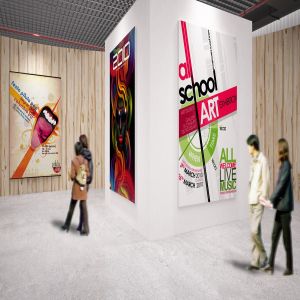 展馆艺术品海报展览样机Vol.5 Exhibition Mockup [vol 5]