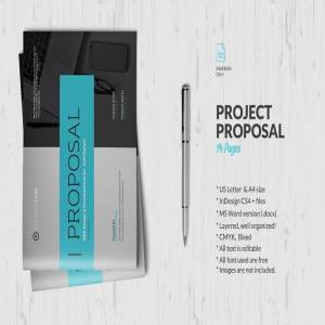 一份专业性的企业提案/创业方案小册子模板