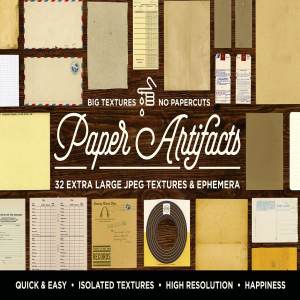 32款怀旧风格的纸质高清图片素材下载[jpg]