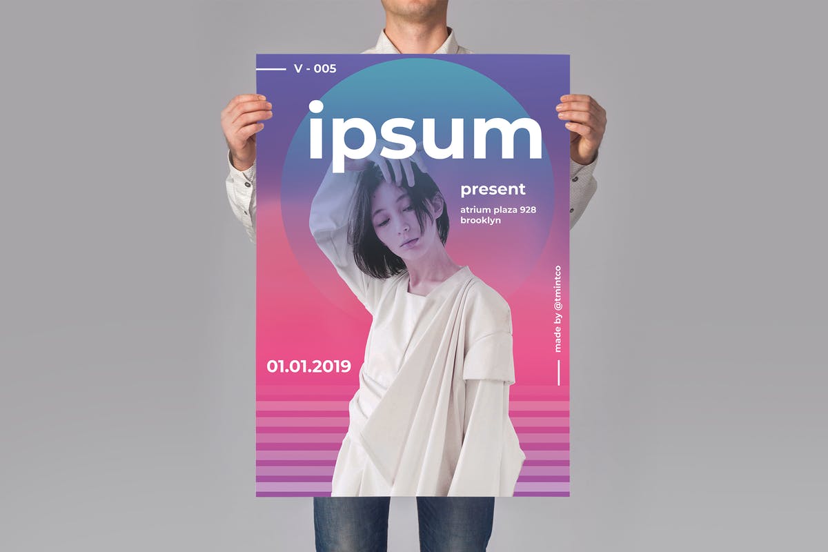 时尚服饰销售折扣促销广告海报传单设计模板 Fashion Flyer Promotion