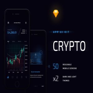 加密电子钱包数字货币APP UI套件 Crypto Mobile UI Kit