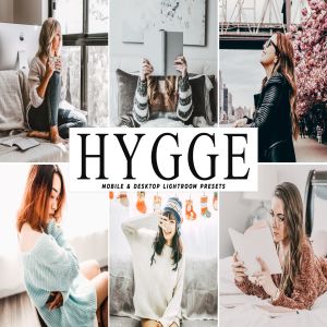 自然柔和色调人像摄影后期处理LR预设 Hygge Mobile & Desktop Lightroom Presets