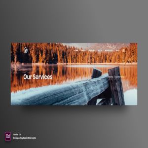 着陆页网页顶部设计UI模板Vol.3 Page Title Vol 03 – Adobe XD