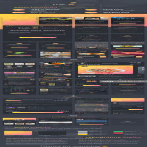 一流设计素材网下午茶：深色时尚高端的餐饮服务类 APP Ui KITS [Sketch]