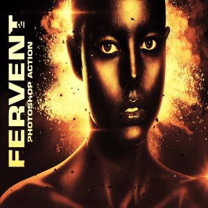 炫酷爆炸粒子特效PS动作下载 Fervent 2 Photoshop Action