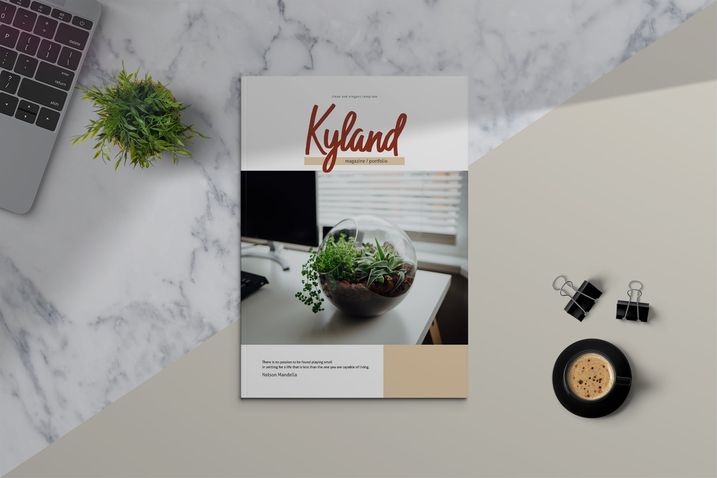 时装/摄影/设计主题杂志&作品集设计模板 KYLAND – Magazine & Portfolio Template