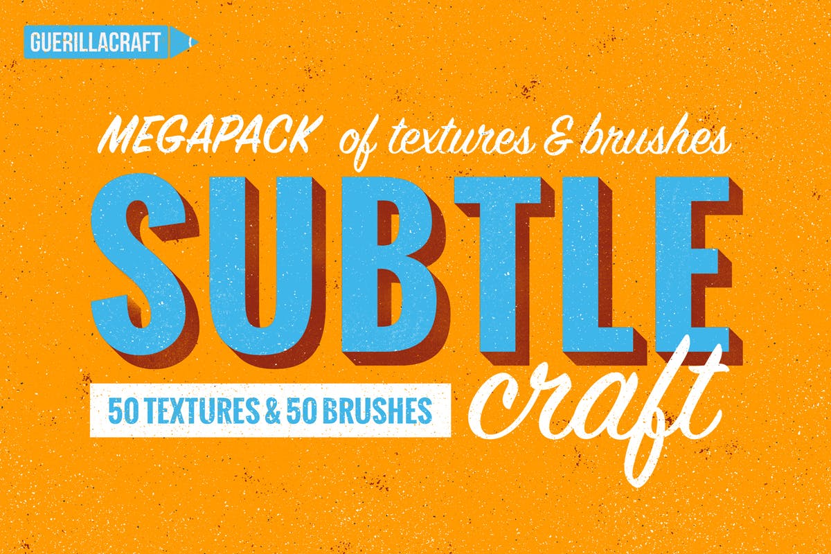 复古效果细微尘埃微粒纹理肌理PS笔刷 Subtlecraft – textures and brushes