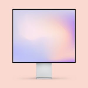 Apple Pro高清显示器样机模板 Apple Pro Display 4K Mockup