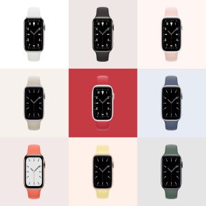 2019年第五代Apple Watch智能手表样机模板 Apple Watch Mockup Series 5插图2