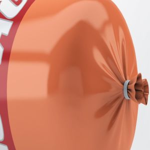 高品质的香肠火腿肠包装样机展示模型mockups