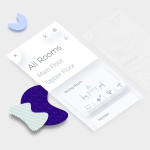 智能家居APP应用菜单界面模板 Smart Home Menu Mobile Ui v.2