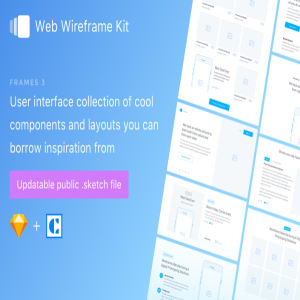 免费Sketch Wireframe套装