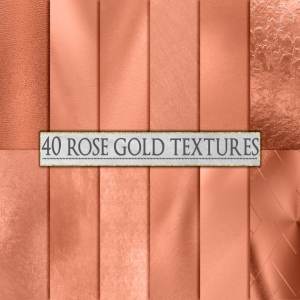 玫瑰金箔背景纹理 Rose Gold Foil Background Textures