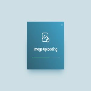 图片上传小挂件窗口UI模板 Uploading Image Widget – Adobe XD