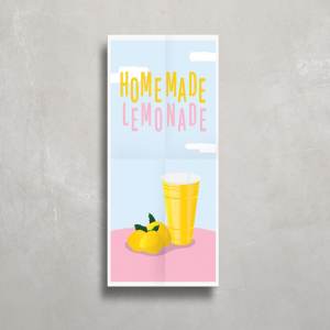 极简主义长方体明信片海报模板 SIMPLE POSTER MOCK UP