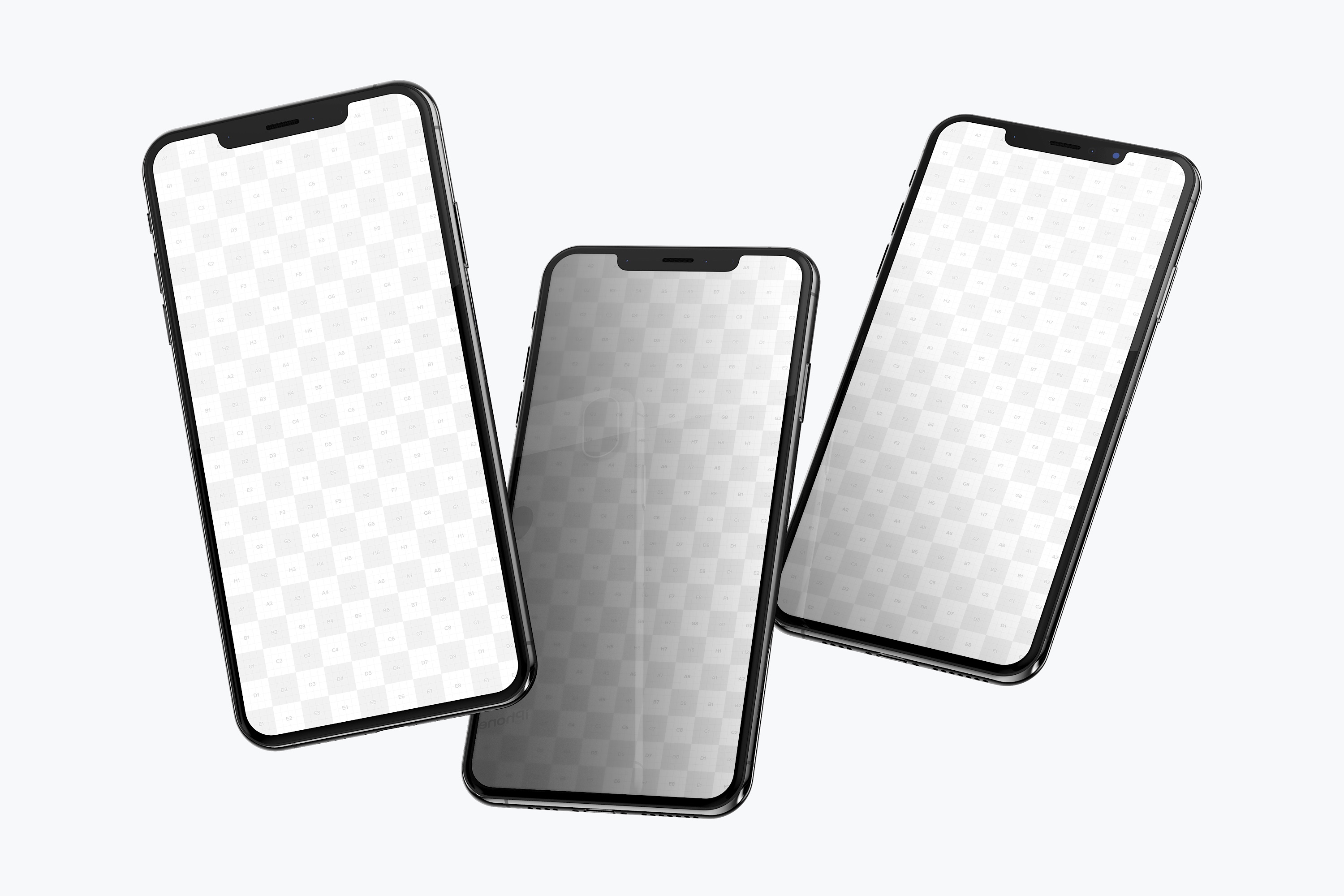 iPhone XS Max智能手机UI界面设计演示样机模板06 iPhone XS Max Mockup 06