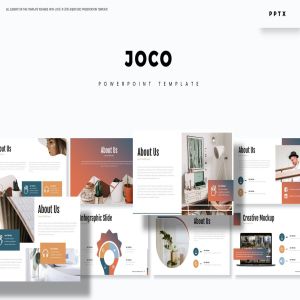 简约时尚高端多用途的powerpoint幻灯片演示模板（pptx）