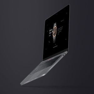 高品质的高端MacBook Pro 2017样机展示模型mockups插图6