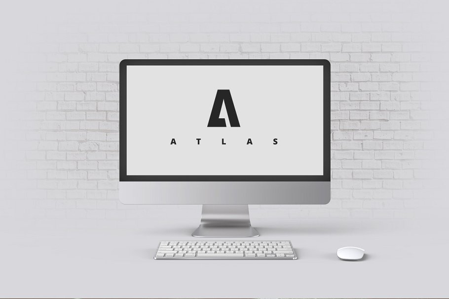 简约现代大方的 PPT 幻灯片模板 Atlas – Bold Presentation