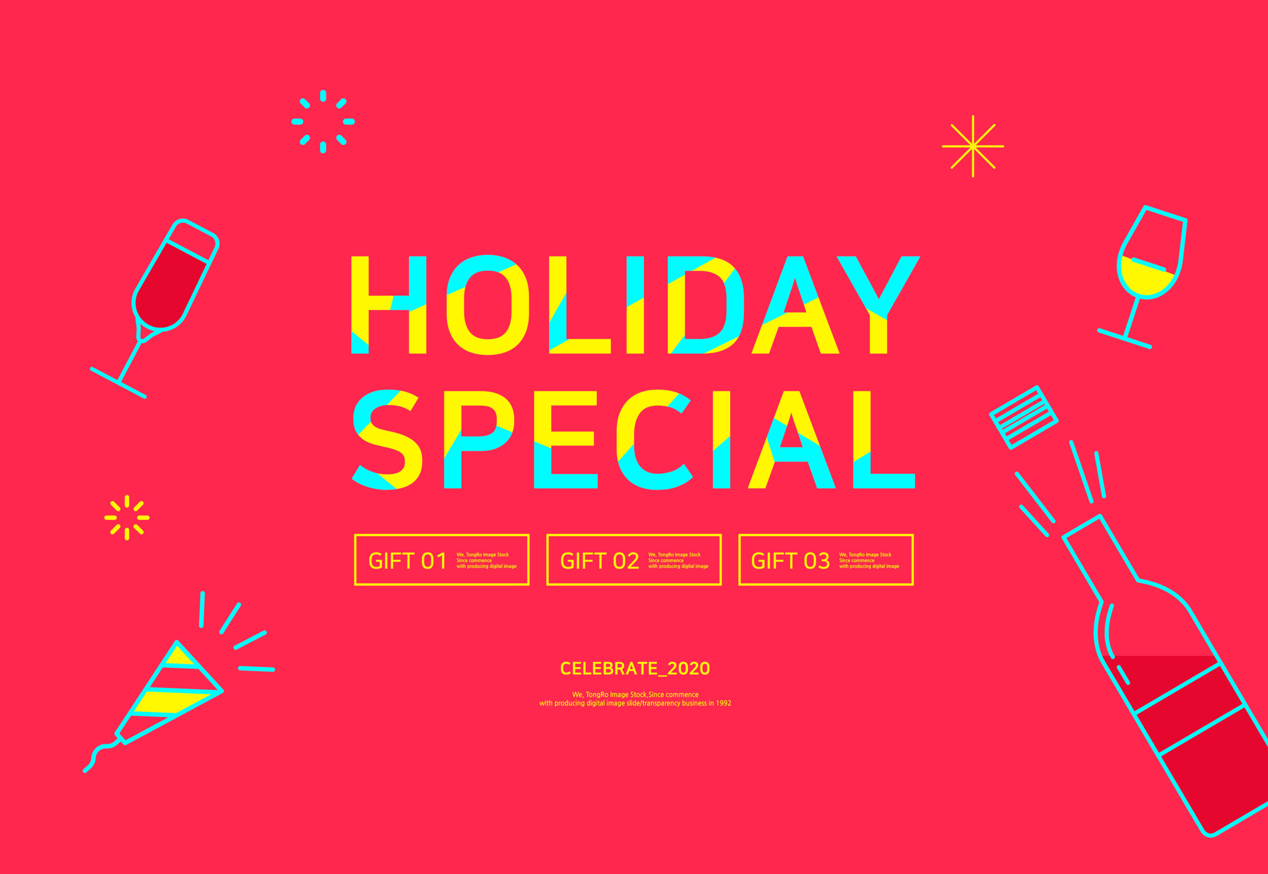 特别假期节日活动庆祝Banne海报设计素材