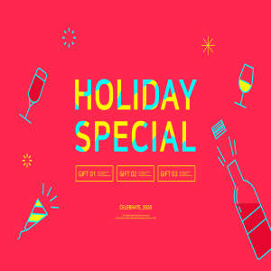 特别假期节日活动庆祝Banne海报设计素材