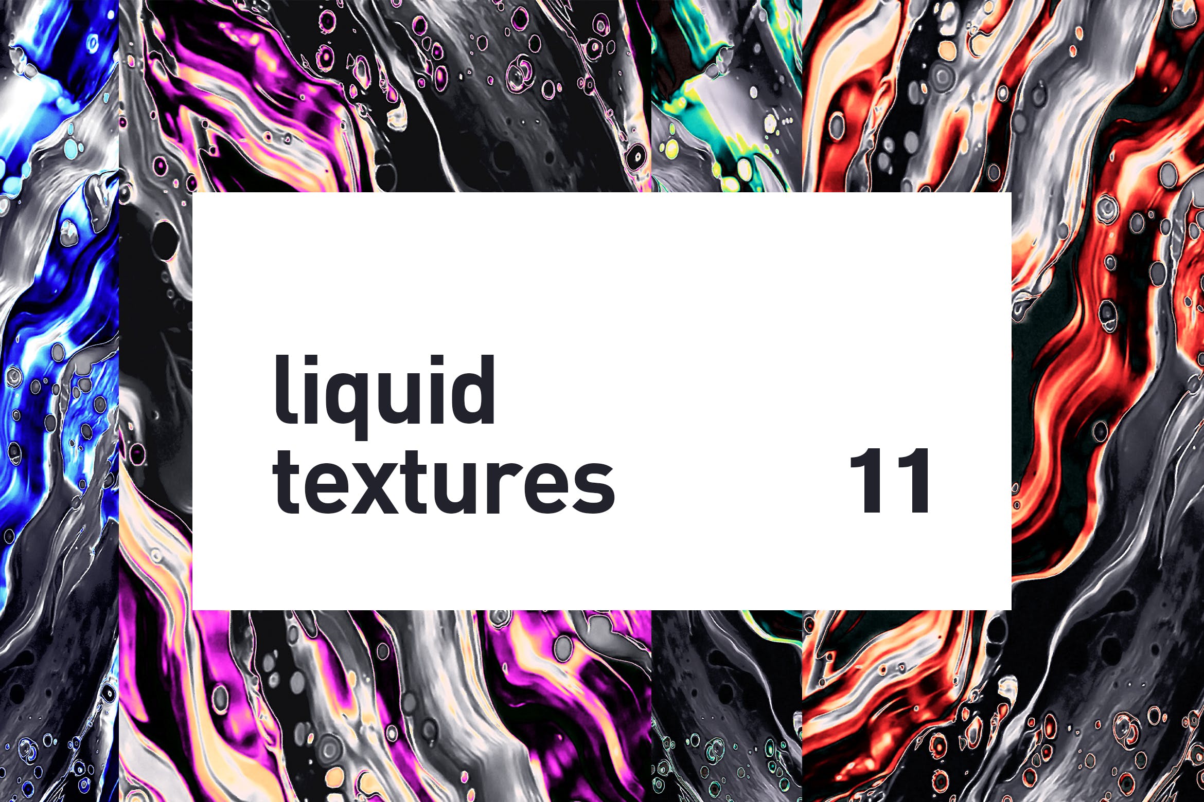 彩色混合液体颜料肌理纹理素材 Liquid Textures