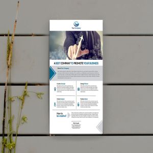 企业简介/介绍传单设计模板 Corporate Flyer #01