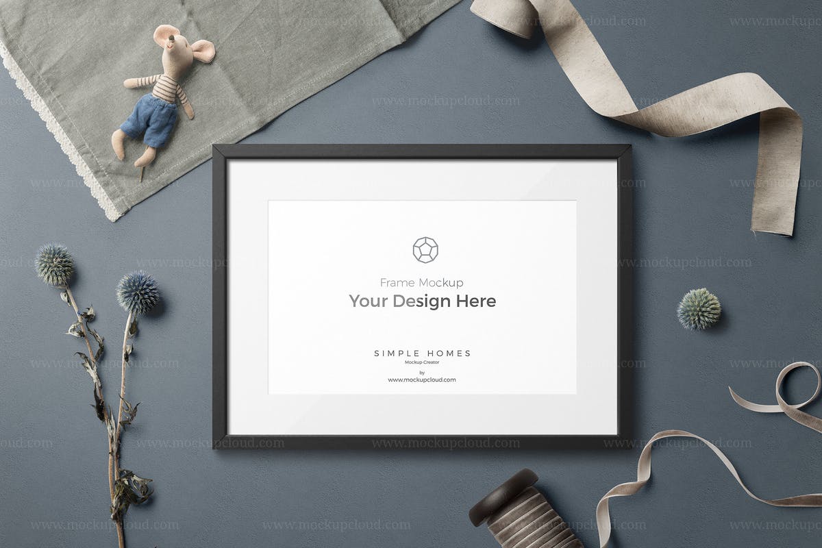 经典样机模板v5-简约画框相框样机 Simple Homes Mockup Vol. 5