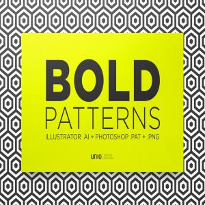 20种粗线条几何图形外观纹理 Bold Patterns