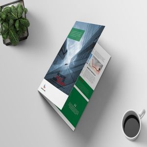 高品质的房地产两折页海报宣传单DM设计模板