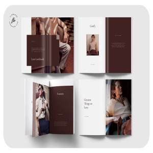 [LOVE]男士潮流时尚产品图册设计模板