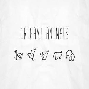 矢量折纸动物形状图标 Vector Origami Animal Icons