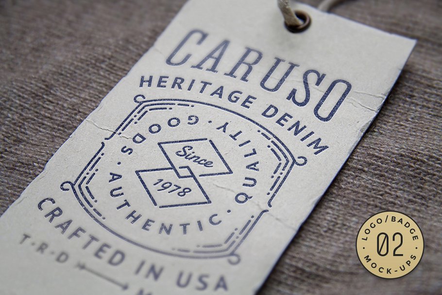 10款非常有格调的Logo/徽章设计展示样机模板 10 Logo/Badge Mock-Ups Vol.2