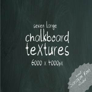 7张带污渍黑板照片素材背景 7 chalkboard textures