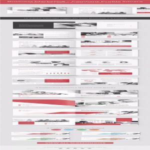 企业营销公司简介宣传册设计模板