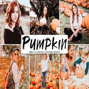 舒适暖色系照片后期处理效果LR预设下载 Pumpkin Mobile & Desktop Lightroom Presets