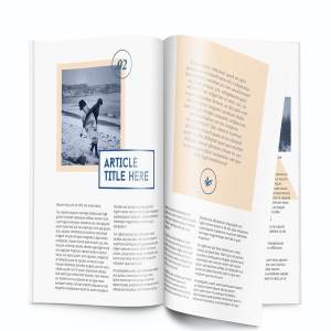A4规格现代杂志模板 Magazine template – A4 – Indesign