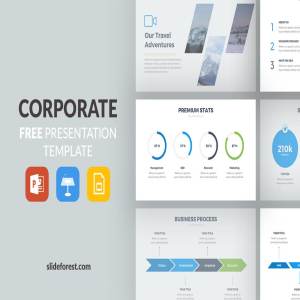 一套商务版免费PPT模板 Corporate Free Presentation Template