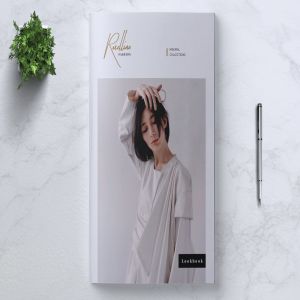 极简设计风时尚品牌产品样板产品目录画册模板 ROSELLINE Minimal Lookbook Fashion