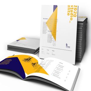 公司简介企业画册INDD设计模板 Square Company Profile