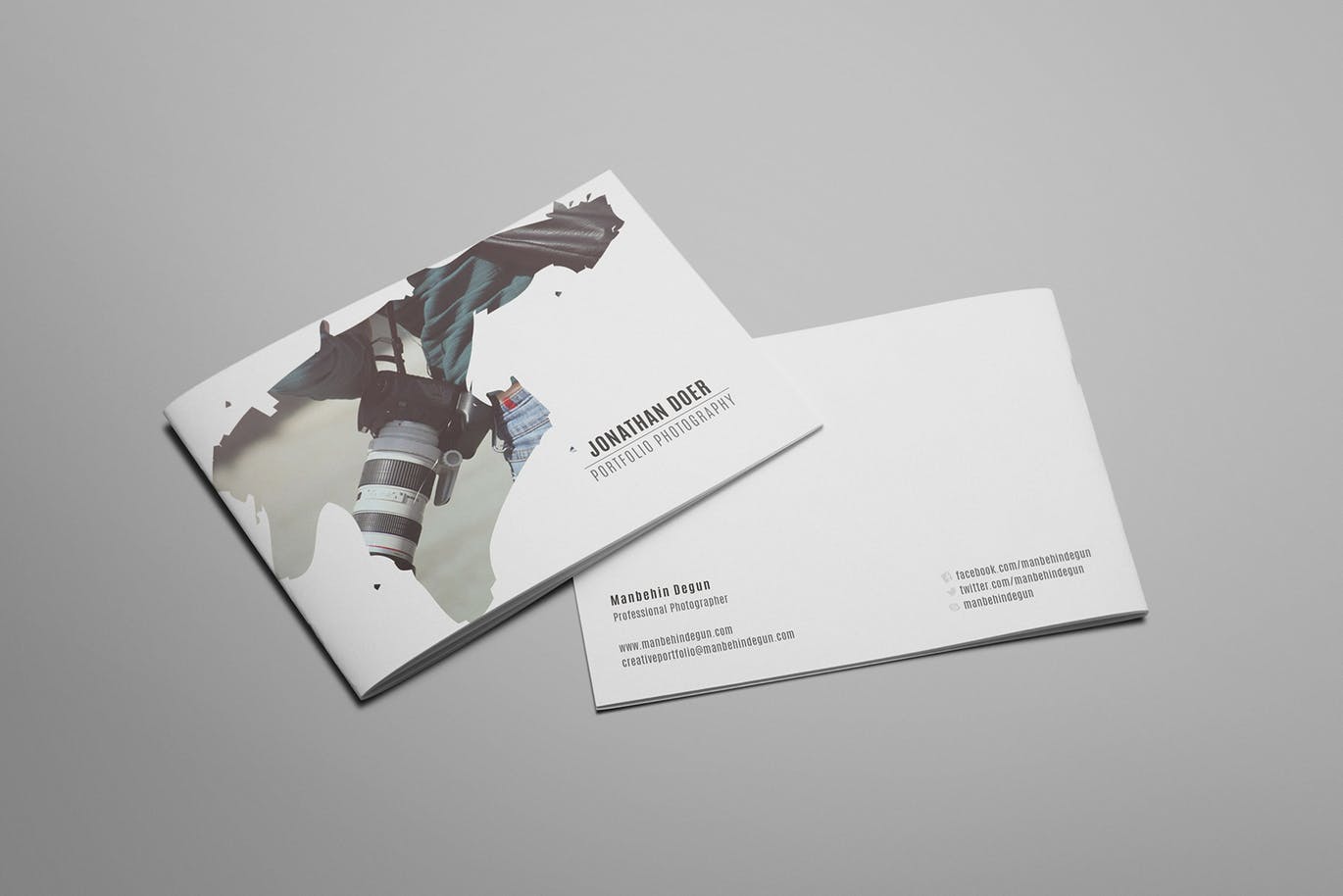 时尚简约好用的摄影画册房地产楼书品牌手册杂志设计模板（indd）