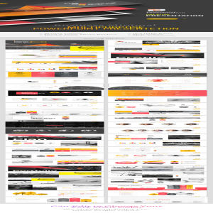 50页创造性的商业化多用途PPT模板下载[pptx]