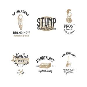 复古美洲Logo模板（第二卷） Vintage Americana Logos (Volume II)