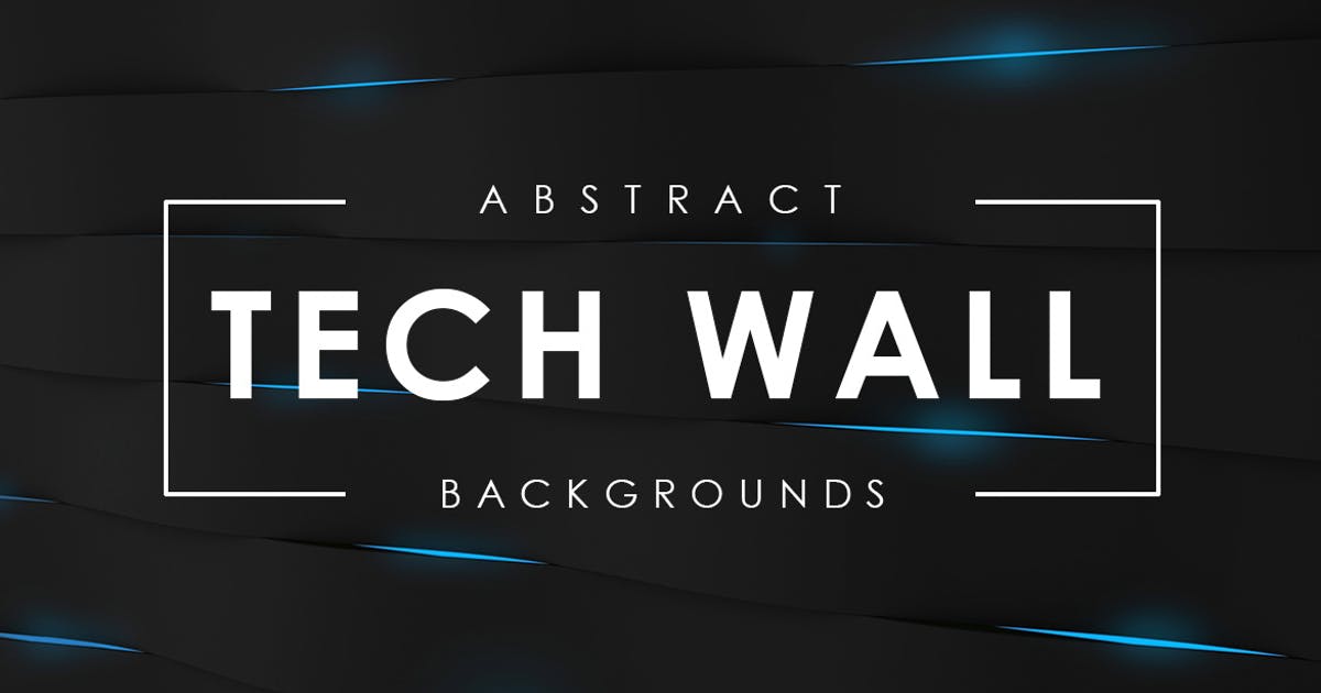 高科技信息墙图片背景素材 Tech Wall Backgrounds